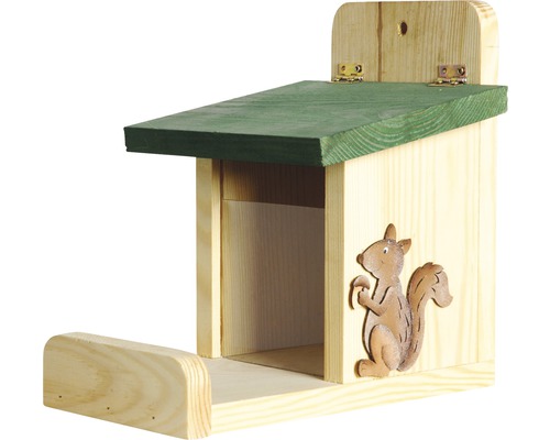 Hornbach Feeding station for squirrels 16x23x22 cm dip-impregnated