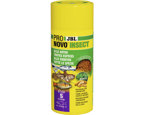 Food sticks JBL PRONOVO INSECT STICK size. S 250 ml