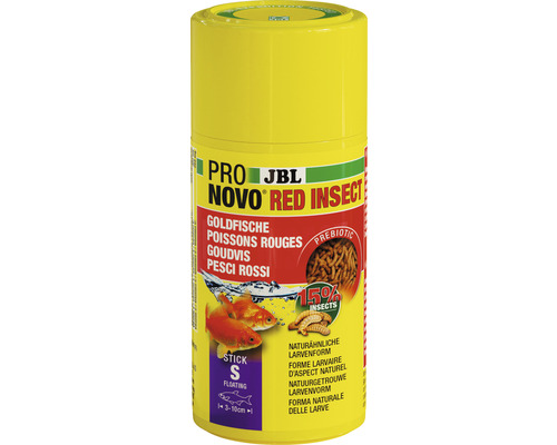 Food sticks JBL PRONOVO RED INSECT size. S 100 ml goldfish food