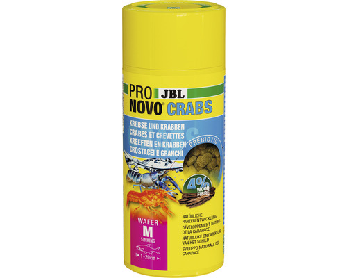 Food tablets JBL PRONOVO CRABS WAFER size. M 250 ml