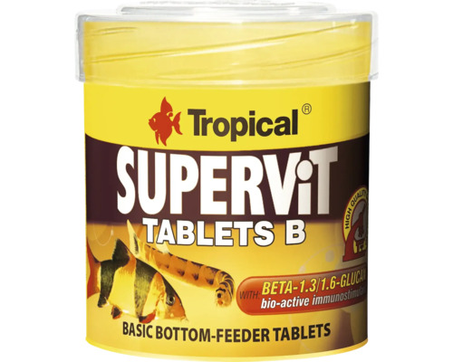 Feed tablets Tropical Supervit Tablets B 50 ml