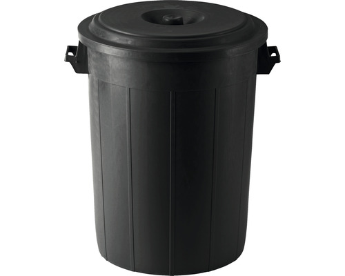Feeding bin KERBL Ø 45 x 64 cm 70 l black