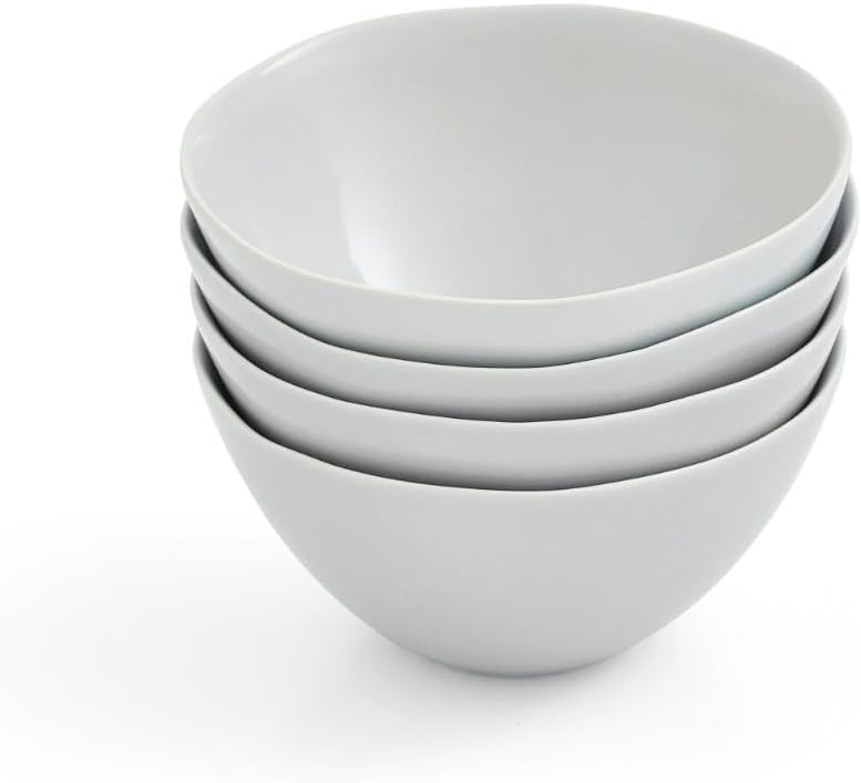 Portmeirion CPKE79293-XF All Purpose Garden Arbor Bowl, Grey, Set of 4, Ceramic