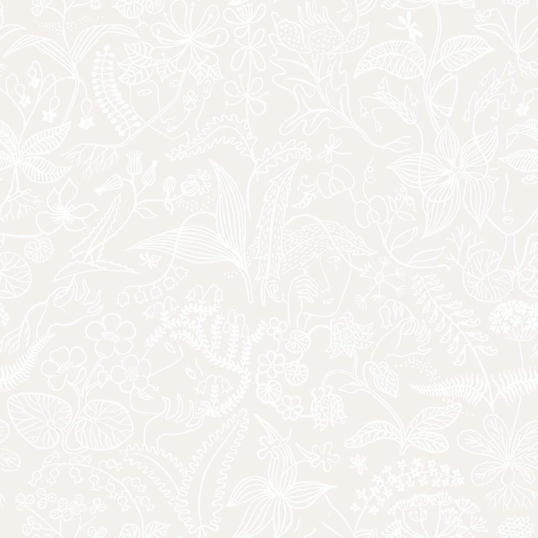 BorasTapeter Scandinavian Designers Stig Lindberg 2748 Non-Woven Wallpaper With Faces An
