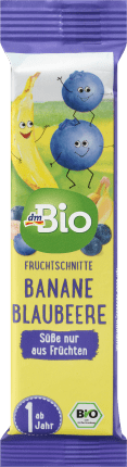 dmBio Fruit range banana blueberry from 1 year, 25 g