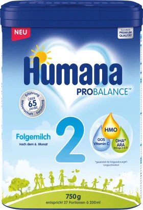 Humana Subsequent milk 2 from the 6th month, 750 g