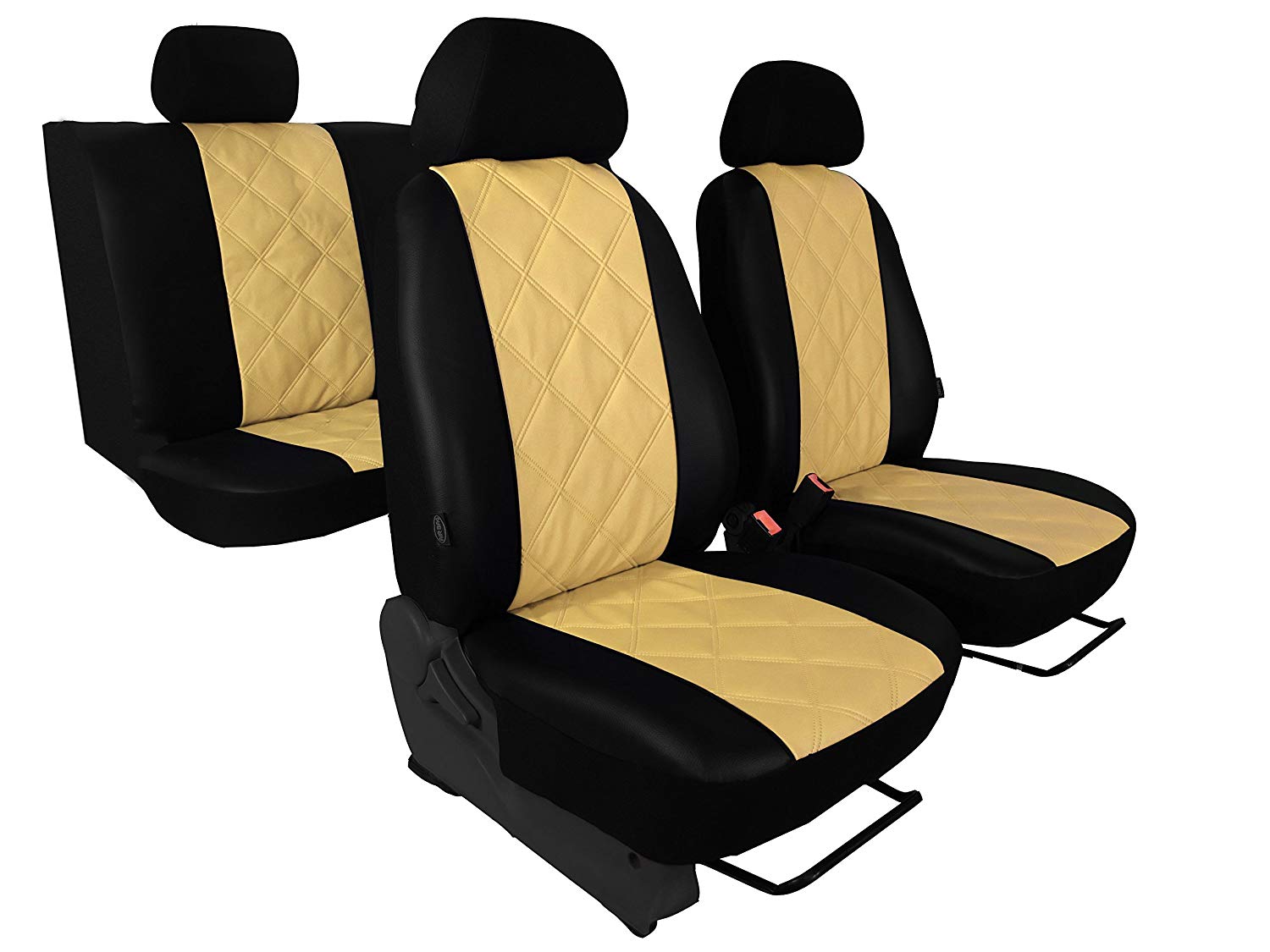 Pokter Volvo XC60 I 2016 Eco Leather Seat Covers with Diagonal Quilted Seat in 5 Colours
