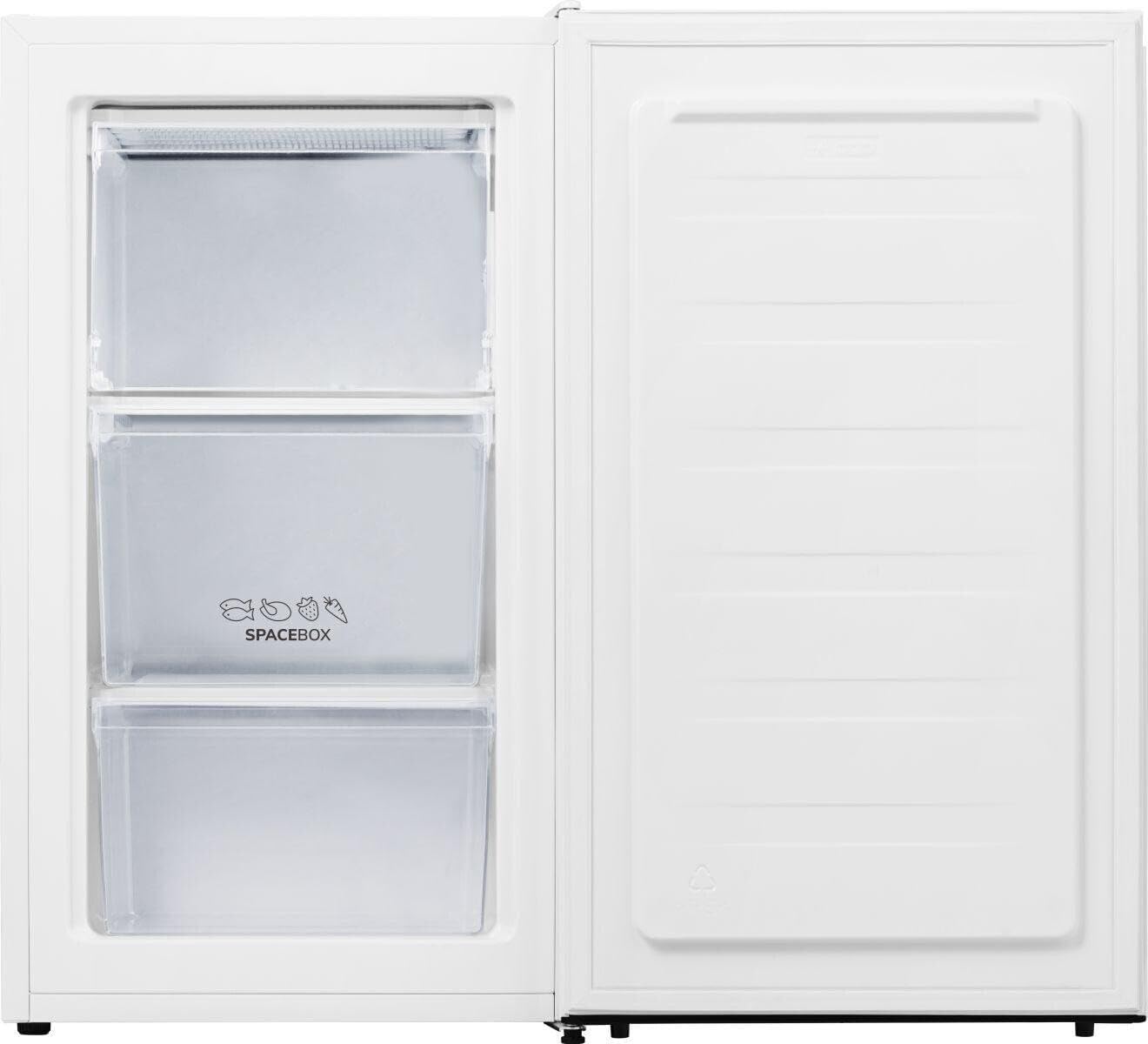 Gorenje F39EPW4 Tabletop Freezer / Freestanding / Energy Efficiency Class E / 61 Liter Total Volume / Door Hinge Changeable / 38dB (C) Noise Level / H x W x D: 84.2 x 47.5 x 44.8
