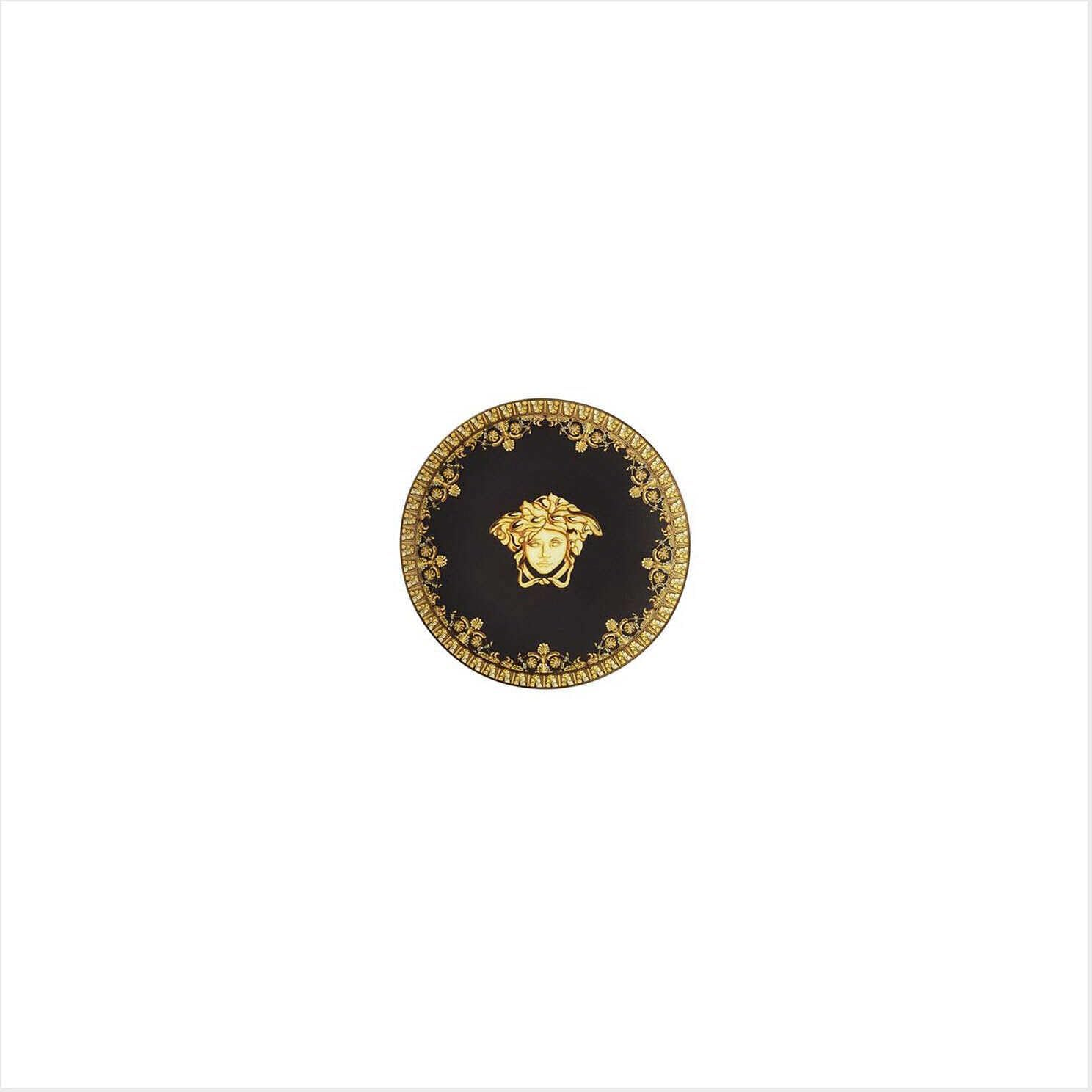 Versace Baroque Nero Flat Plate 10 cm