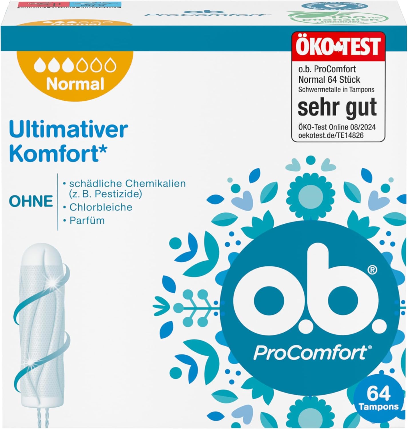 o.b. Store whether. ProComfort Medium tampons