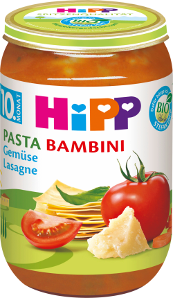 HiPP Menü Pasta Bambini Gemüse Lasagne ab dem 10. Monat, 220 g