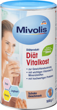 Mivolis Diet shake, vital food chocolate, 500 g
