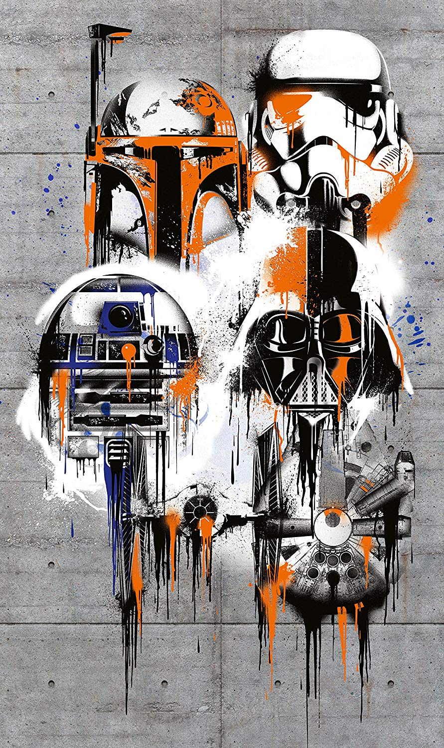 Komar Woven Panel Star Wars Celebrate The Galaxy "