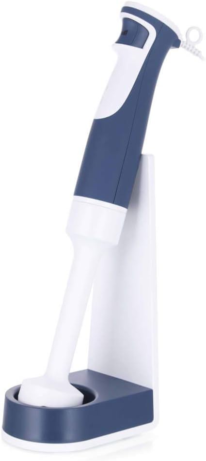 Emerio HB-114248.2 Hand Blender Set with Stand BPA Free Swiss Design 1-Finger Speed ​​Control High Performance DC Motor 500 Watt White / Blue