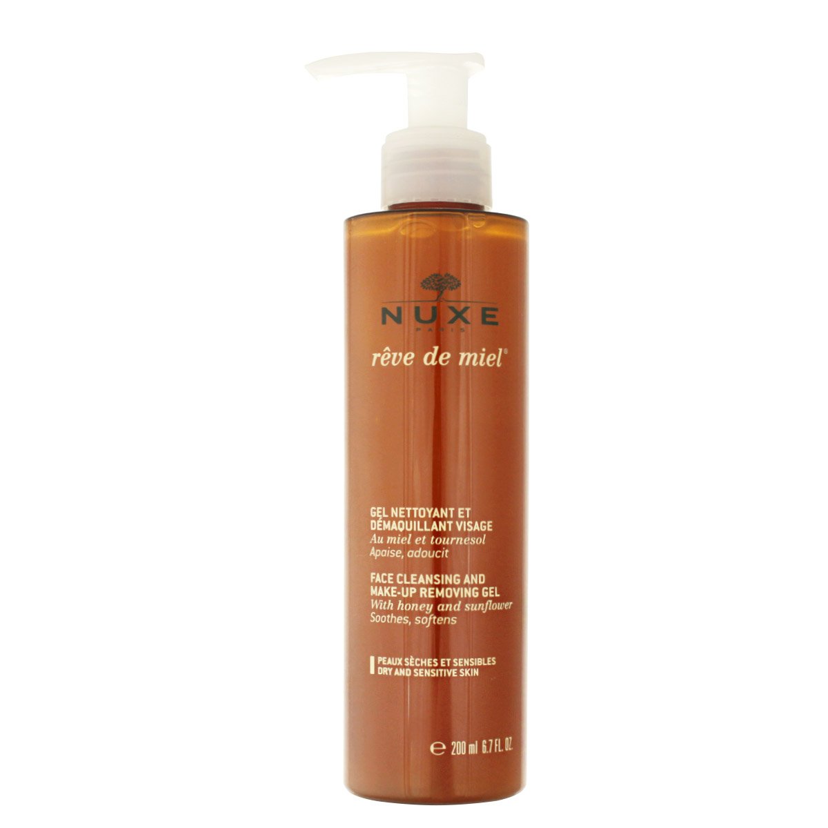 Nuxe Paris Nuxe Rêve de Miel - Makeup Remover and Facial Cleansing Gel (1 x 200 ml)