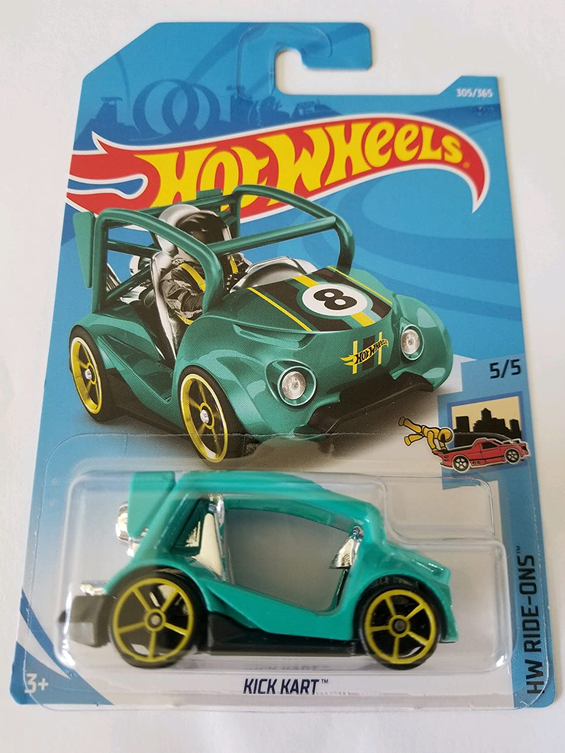 Hot Wheels Kick Kart Hw Ride-Ons 1: 64