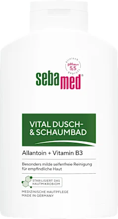 sebamed Vital Shower & Bubble Bath, 400 ml