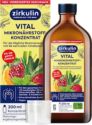 Zirkulin Vital nutrient concentrate, 200 ml