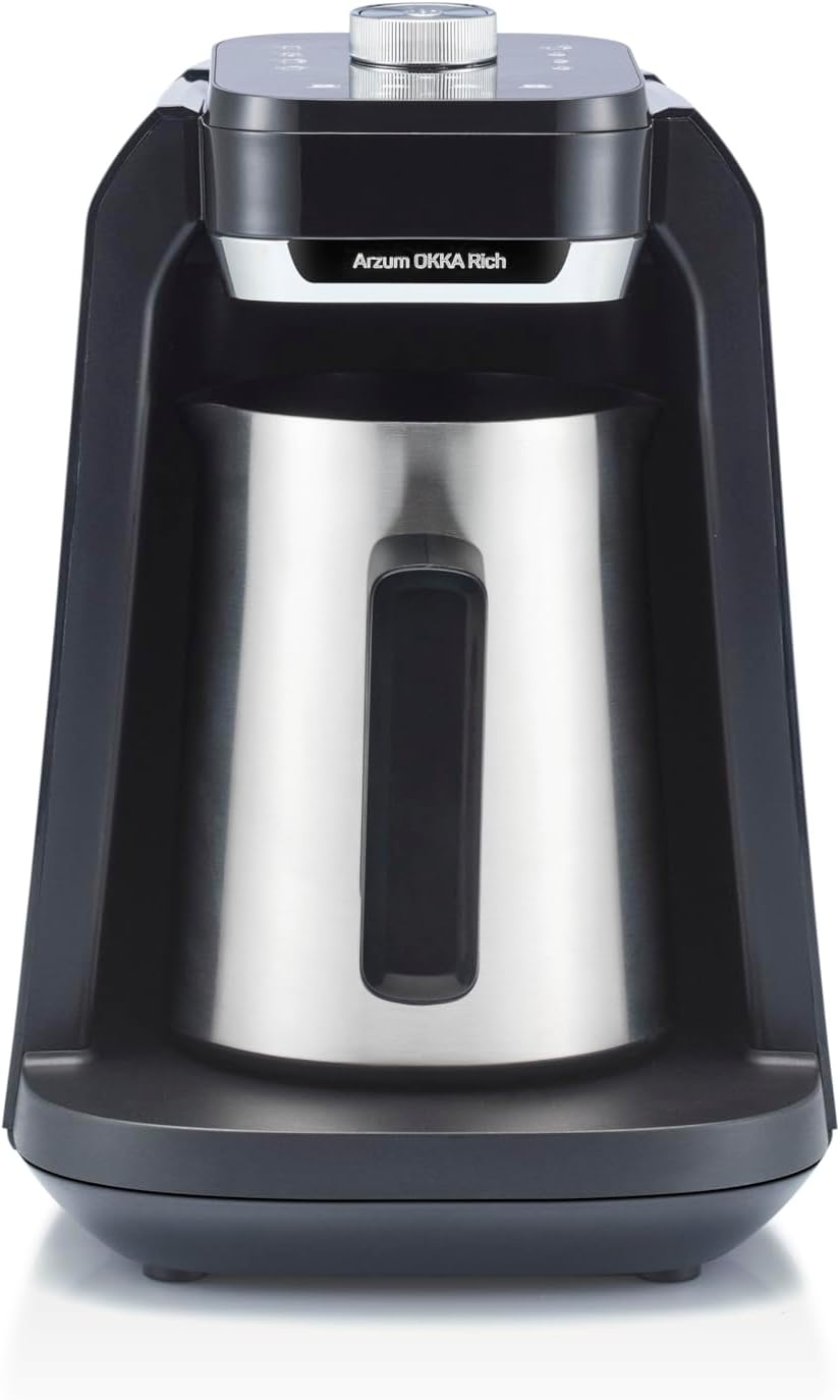 Arzum Okka OK0038 Rich Pro Plus Türkische Kaffeemaschine (Chrome)