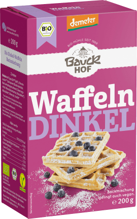 Bauckhof Dry mix for waffles, spelt, demeter, 200 g