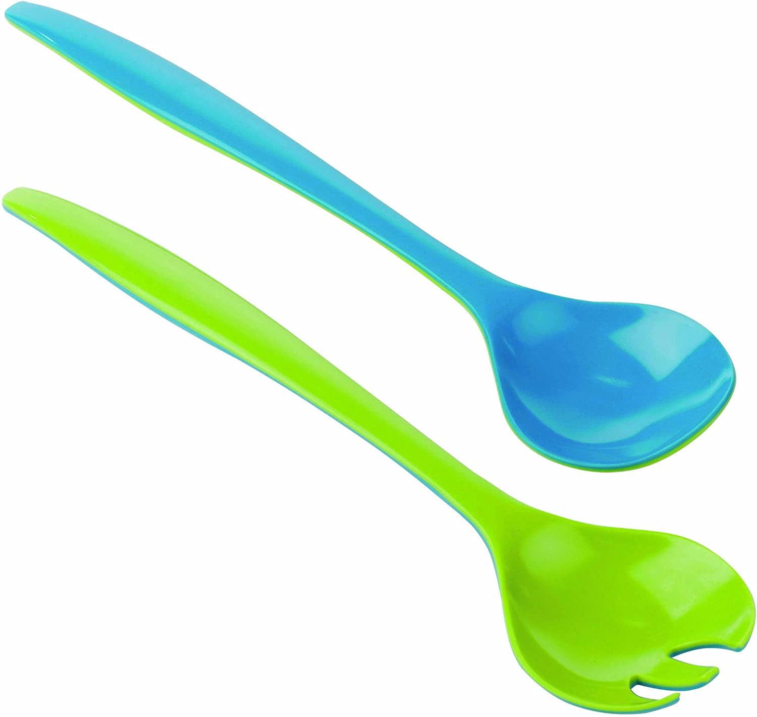 Kuhn Rikon - 1330747 - Salad Tongs - Green/Blue