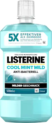 Listerine Mouthwash Cool Mint mild taste, 500 ml