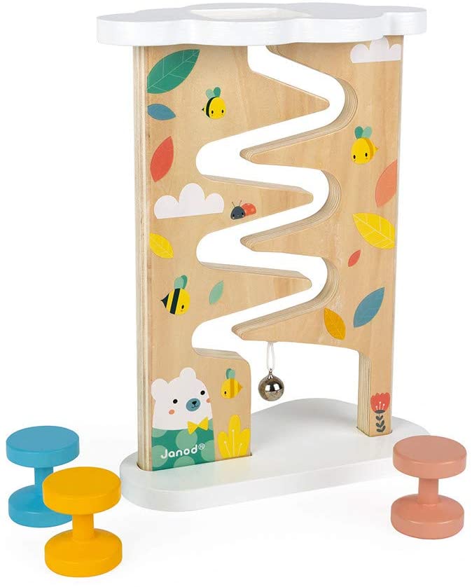 Janod J05153 Pure Wooden Playtrack, Multi-Colour