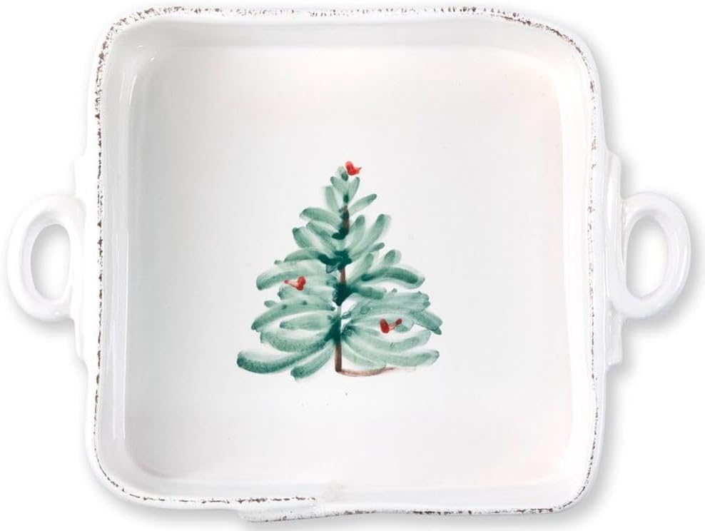 VIETRI Lastra Holiday Rectangular Baking Tin