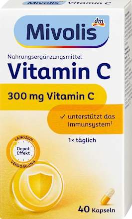 Mivolis Vitamin C Depot Capsules, 40 capsules, 22 g