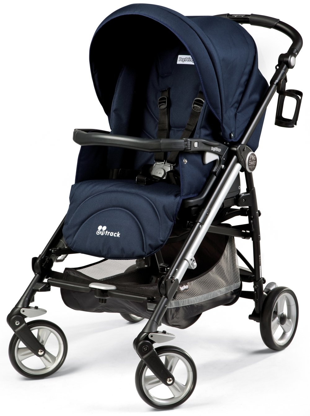 Peg Perego S2PSE9OT41 Pliko Switch Easy Drive On Track Sportivo Pushchair Navy