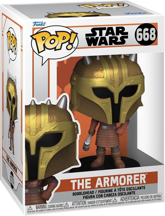 Funko Pop! Vinyl: Star Wars: The Armorer Mandalorian S9 - The Armorer Amorer - The Mandalorian - Vinyl Collectible Figure - Gift Idea - Official Merchandise - Toys For Children and Adults