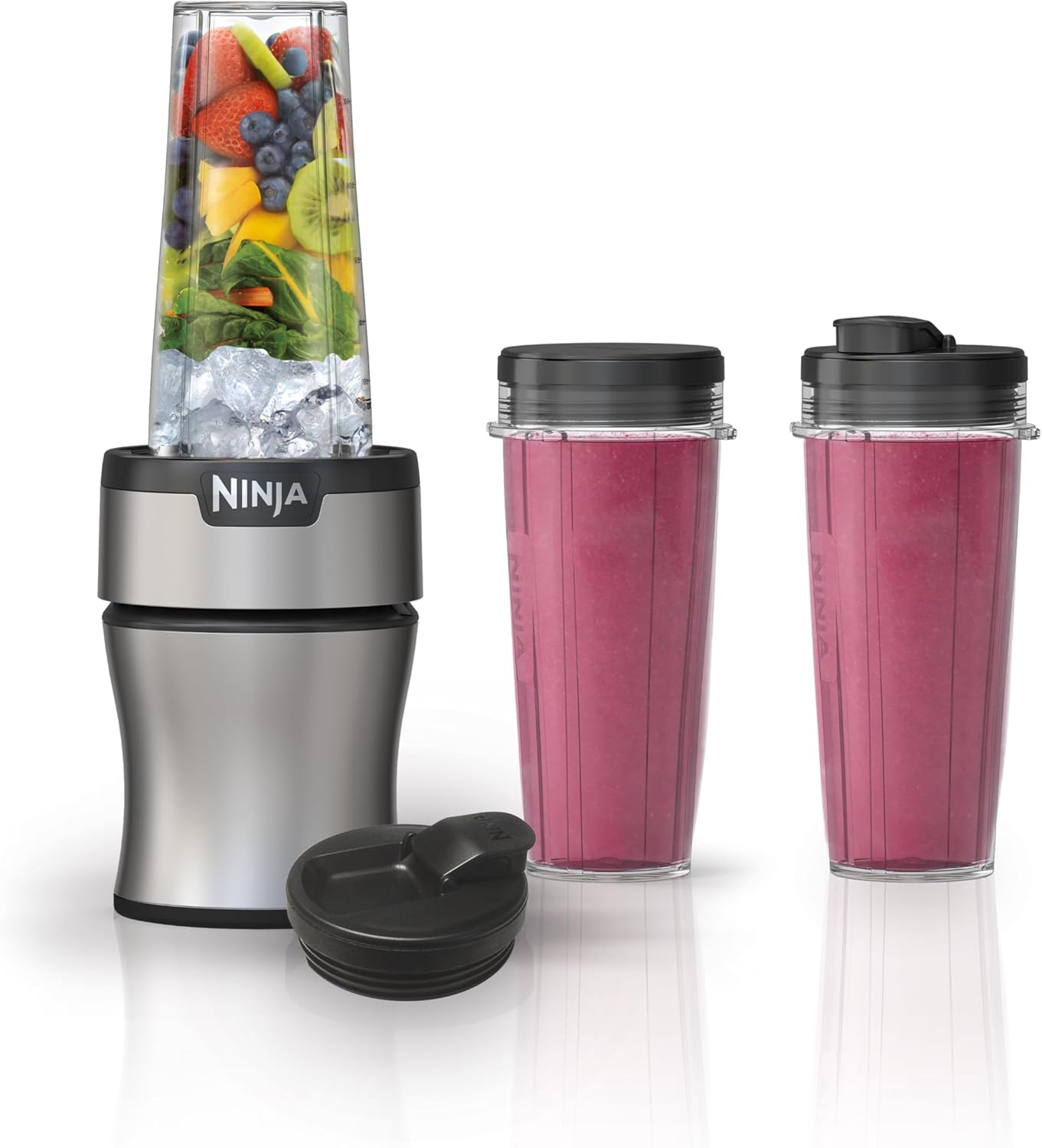 Ninja BN301 Personal Nutri-Blender Plus Compact 900 Watt Motor Silver