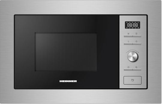 HEINNER Store HEINNER HMW‑MDBI28GDIX 28L Built-in Microwave Oven with Digital Control and 1000W Grill (Stainless Steel) - Includes 5 Year Warranty