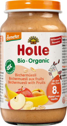 Holle baby food Fruit & cereals Bircher muesli, from the 8th month, demeter, 220 g