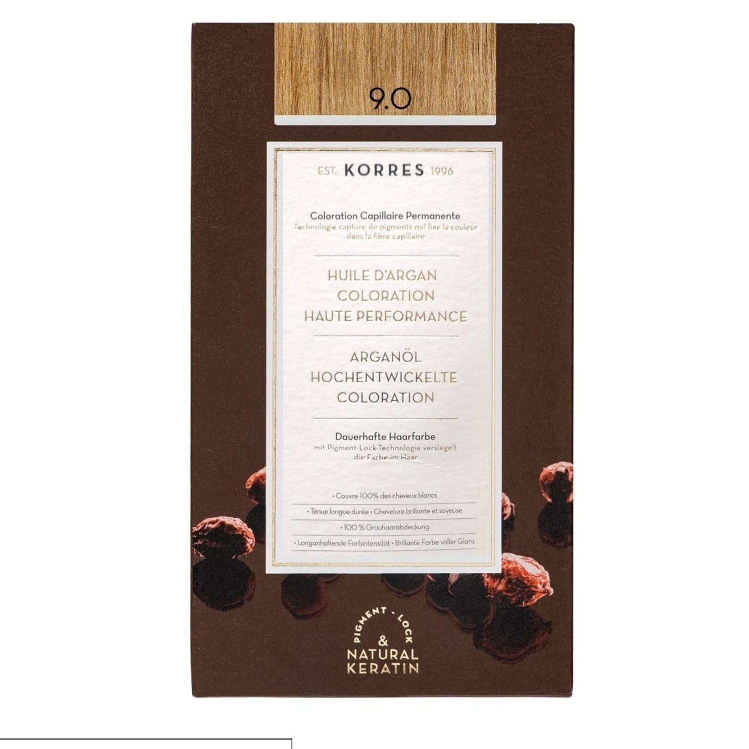 Korres Argan Oil Advanced Colorant 145ml 9.0 Very Light Blond