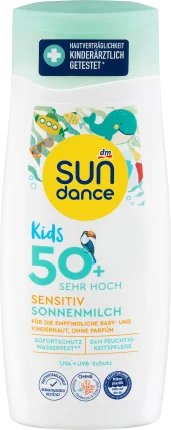SUNDANCE Sun milk Kids sensitive, SPF 50+, 200 ml
