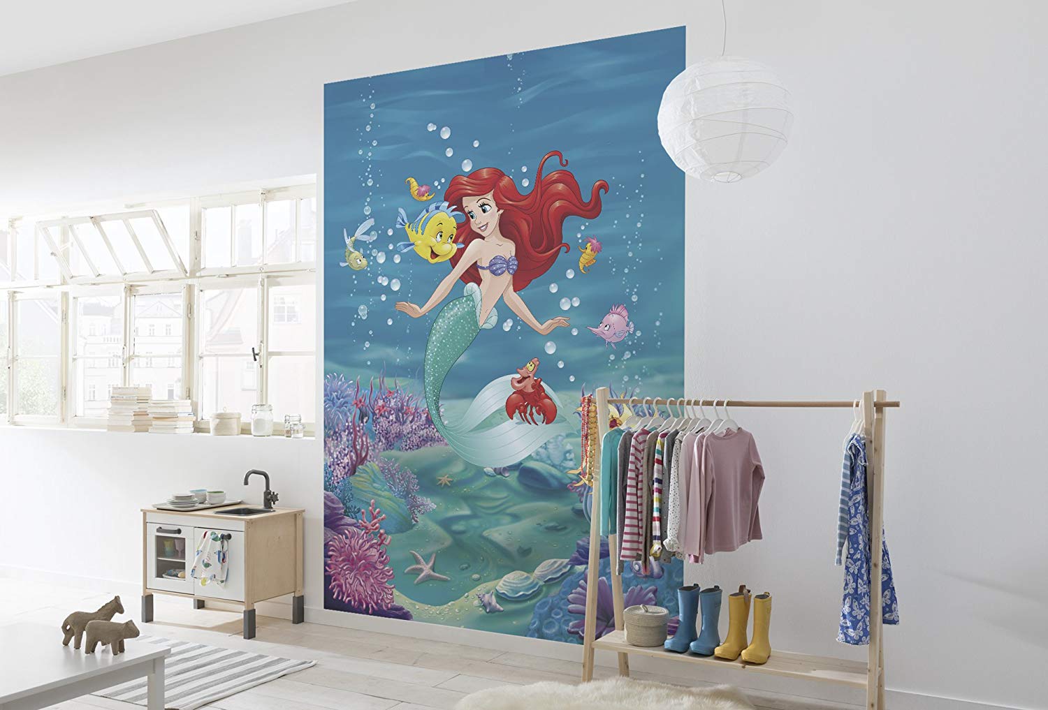 Komar Photo Paper "Ariel Singing Ornament 4 4020, 184 X 254 Cm (W X H), 4-