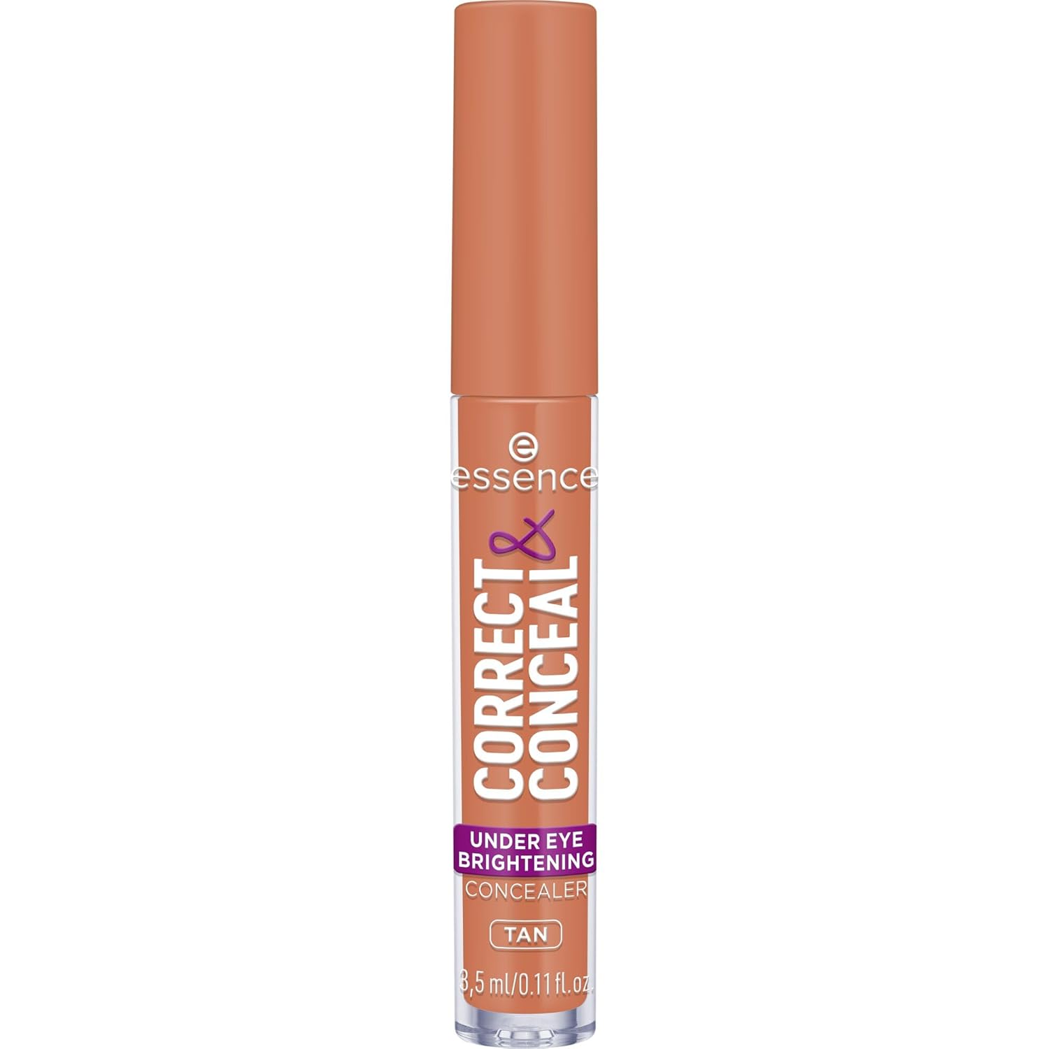 essence CORRECT & CONCEAL Under Eye Brightening Concealer, No. 30, Orange, Brightening, Color Correcting, Natural, for Sensitive Skin, Vegan, Oil-Free, Perfume, No Alcohol, Pack of 2 (3.5 ml)