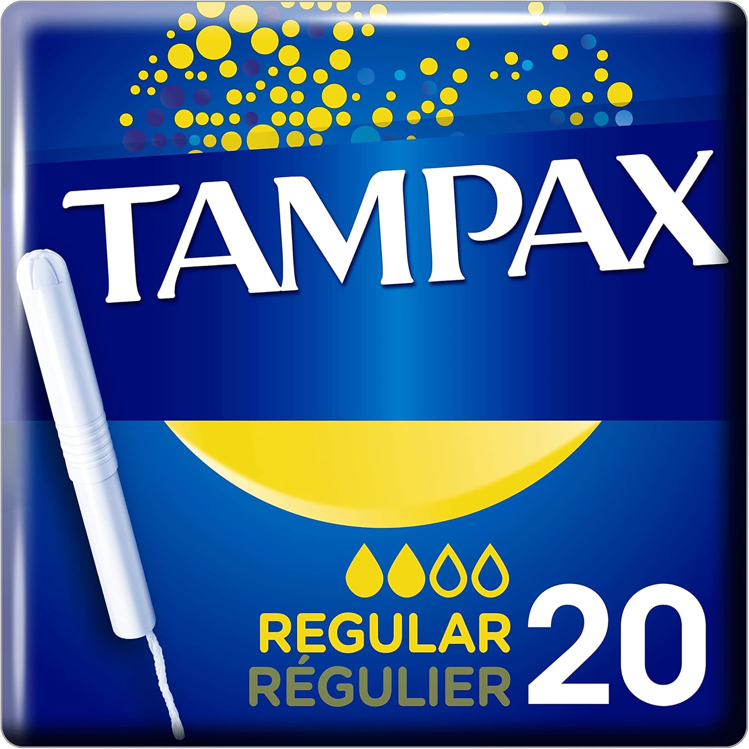 Tampax Regular Tampons with Plastic Applicator x 20 – Regular