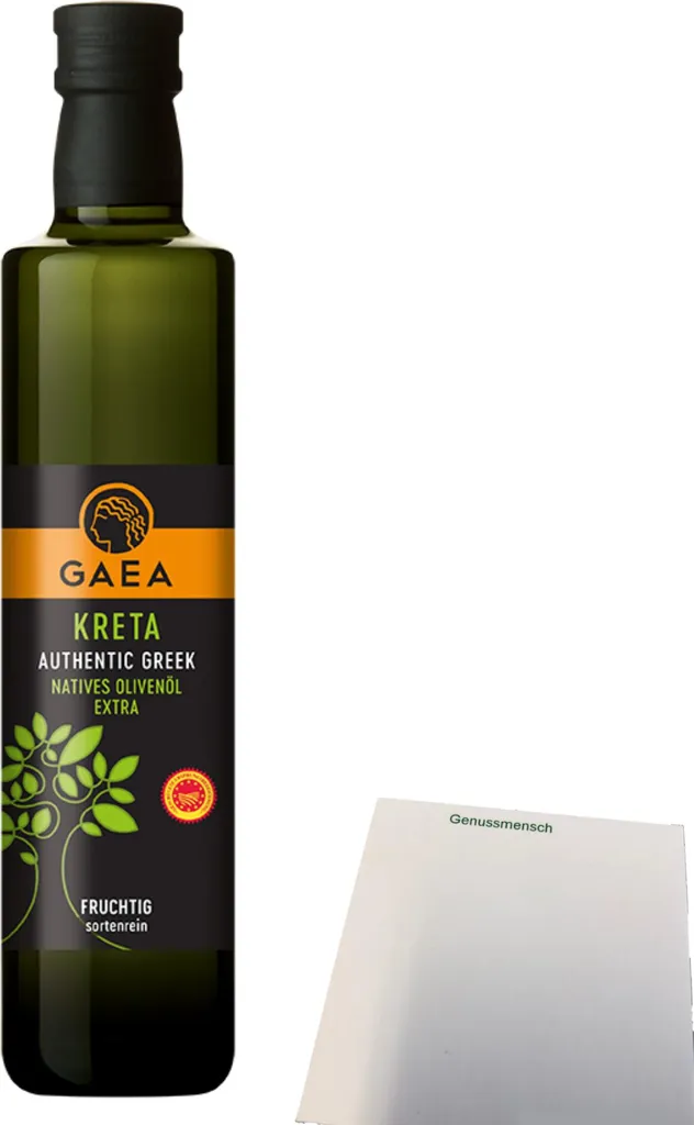 Gaea Extra Virgin Olive Oil from Crete (500ml bottle) + usy Block 500 ml