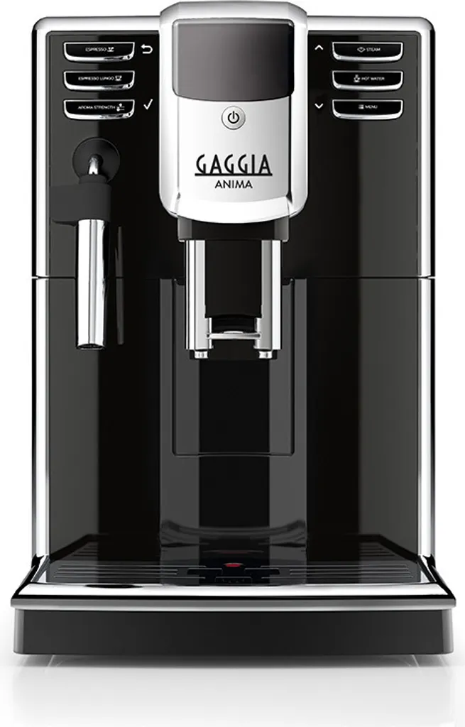 Gaggia Anima Fully Automatic Espresso Machine, 1100 Watts, Cup Warmer, Adjustable Brewing Temperature, Integrated Grinder, Milk Frother, Water Filter