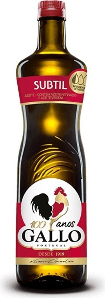 Victor Guedes, Ind. Com. S.A. Gallo Refined Olive Oil - Subtle 1 Liter - Gallo - Portugal