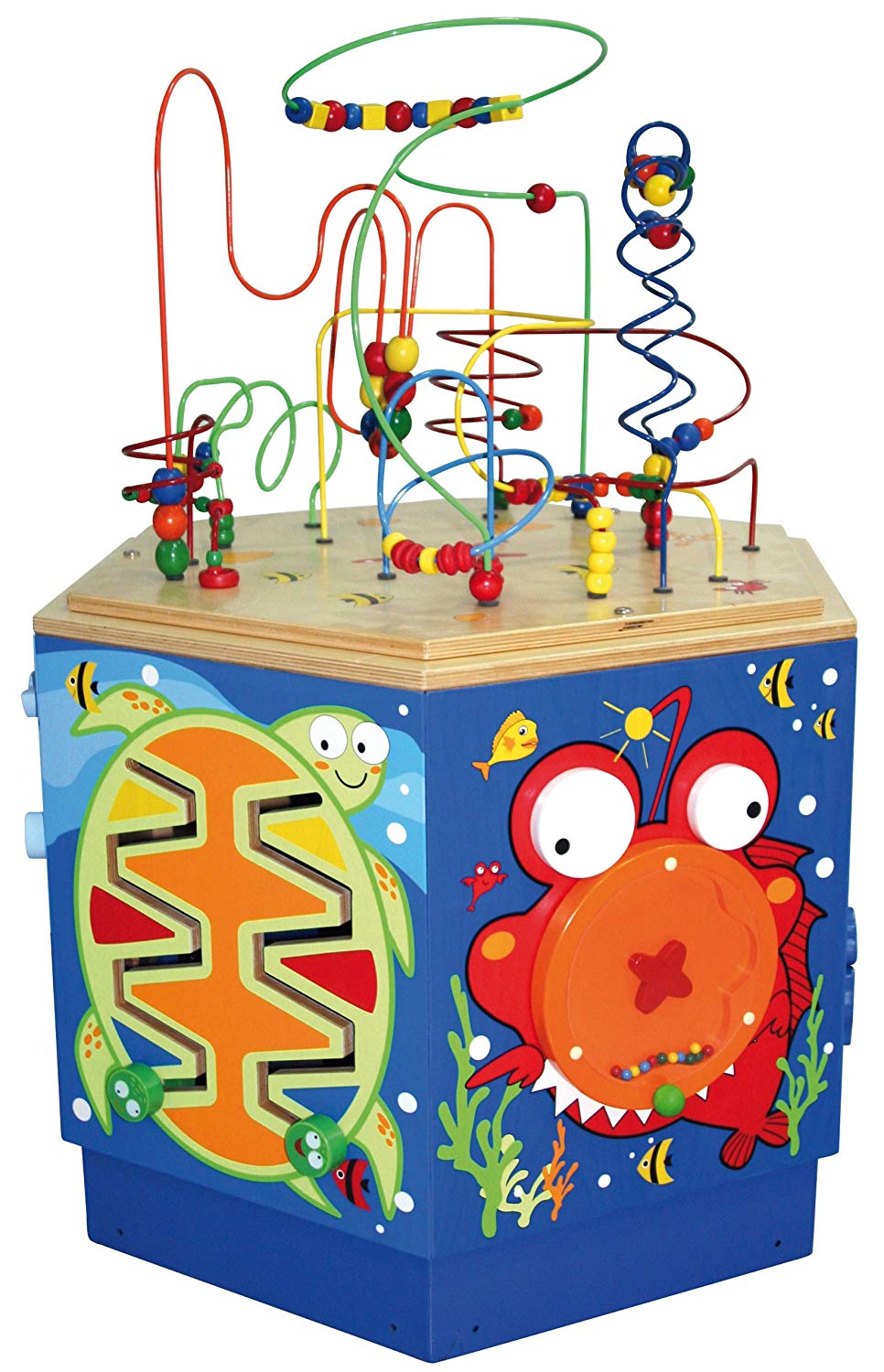 Hape Game Pad Coral Reef Motor Skills Cube Block Motor Skills Game Kids Toy Acti