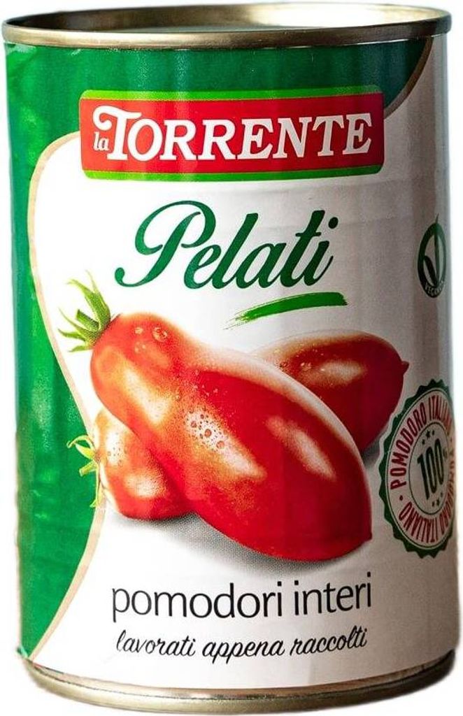 Whole Pelati tomatoes 400g - La Torrente 400g