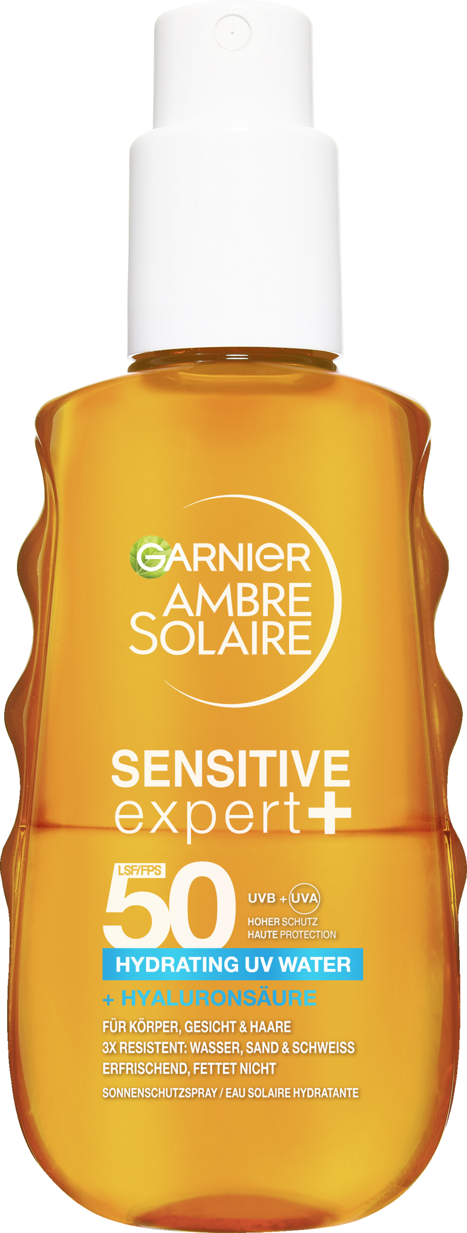 Garnier Ambre Solaire Sensitive expert+ Hydrating Sun Water Sunscreen Spray SPF 50 150 ml