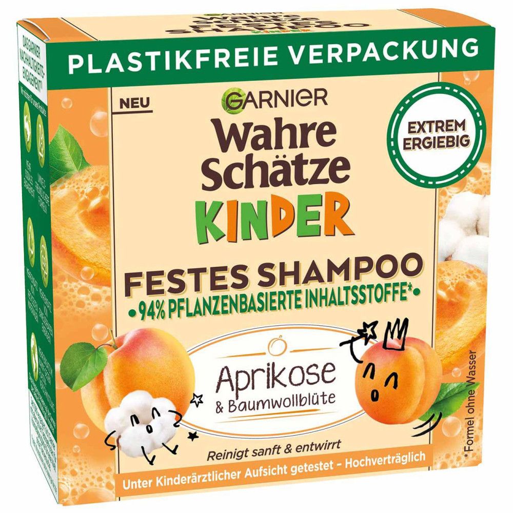 Garnier - Solid Apricot and Cotton Flower Shampoo for Children 60 g