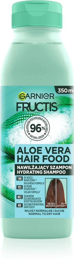 Garnier Fructis Aloe Vera Hair Food Hydrating Shampoo For normal to dry hair 350 ml