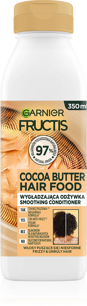 Garnier Fructis Cocoa Butter Hair Food smoothing balm for unyielding and damaged hair