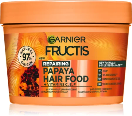 Garnier Fructis Papaya Hair Food renewing mask for damaged hair