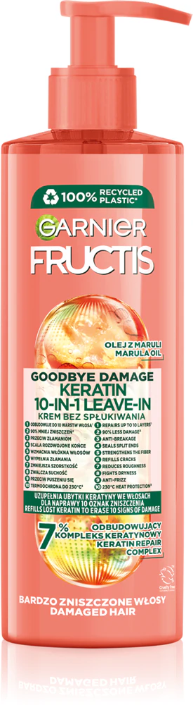 Garnier Fructis SOS Repair 10IN1 rinse-free hair care 400 ml